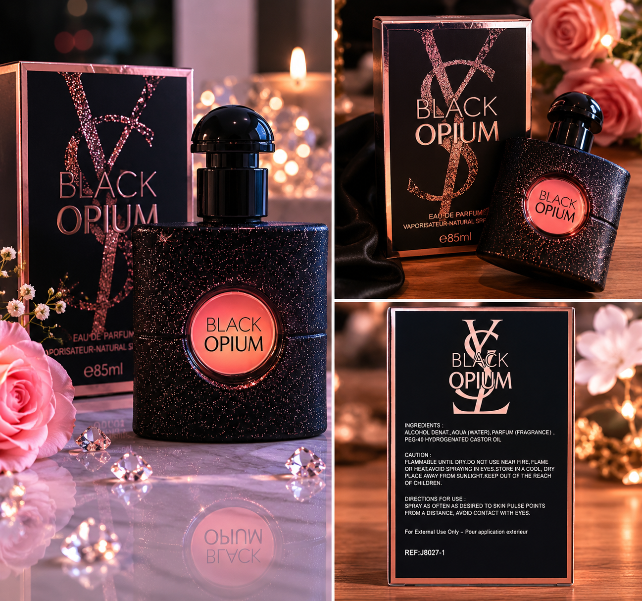 Vůně inspirovaná ikonickou vůní Black opium